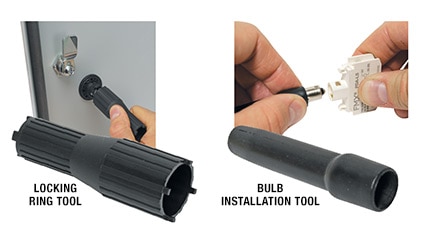 FMX PD22 and PD30 Series Pilot Devices Shared Accessories Locking Ring and Bulb Installation Tools