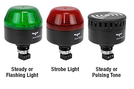 IBM Steady or Flashing Light, ICM Strobe Light, ESG Steady or Pulsing Tone