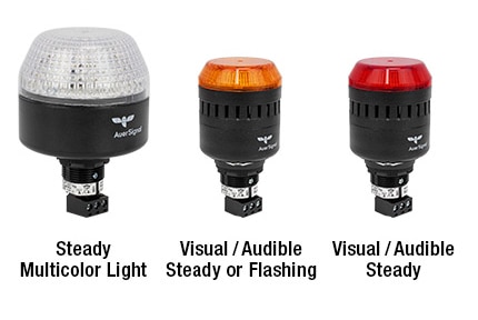 IDM Steady Multicolor Light, ELM Visual/Audible Steady or Flashing, EDM Visual/Audible Steady