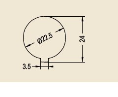 M22 Panel Beacons Dimensions Enclosure Cutouts