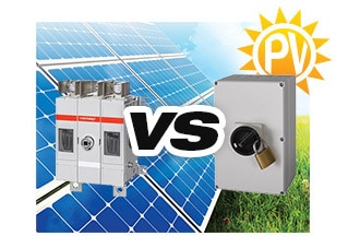 Solar DC Isolators vs PV-Rated Disconnects 