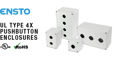 ENSTO UL Type 4X Polycarbonate Pushbutton Enclosures ENSTO UL Type 4X Polycarbonate Pushbutton Enclosures