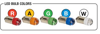 FMX Pilot Devices Flange and Accessory Installation LED Bulb Colors FMX Pilot Devices Flange and Accessory Installation LED Bulb Colors