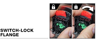 FMX Pilot Devices Flange and Accessory Installation Switch-lock Flange FMX Pilot Devices Flange and Accessory Installation Switch-lock Flange