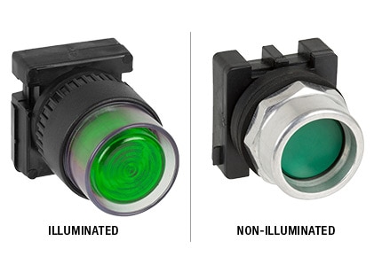 WEG 30MM Pushbuttons Illuminated and Non-illuminated