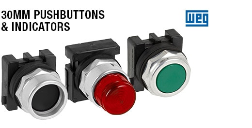 WEG 30MM Pushbuttons and Indicators