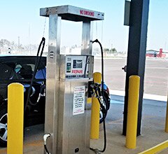 One of Parafour’s many refueling stations in Texas