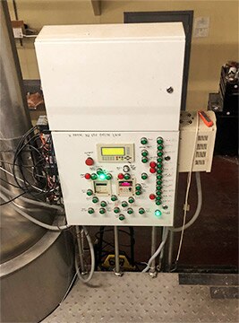 Adelbert’s Brewery's controls 