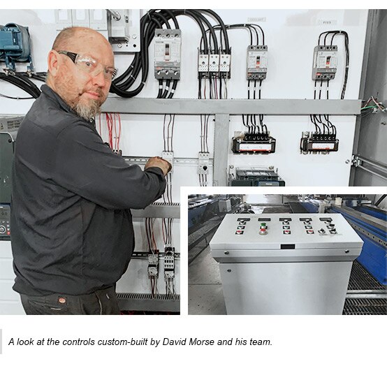 A look at controls custom built by David Morse and his team.