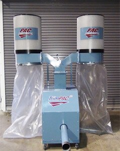 Full view of the TrimPac EZ portable matrix-removal unit.