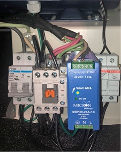 Wiring assembly for the TrimPac EZ.