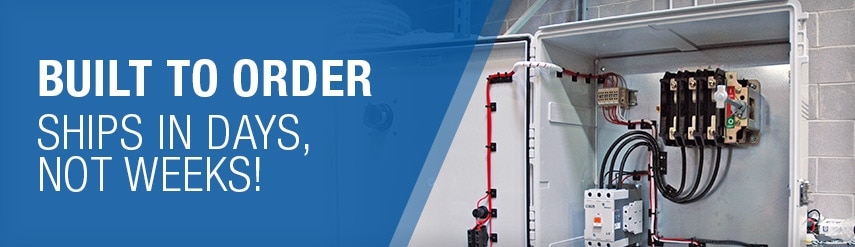 Predesigned Motor Control Panels - Built to Order