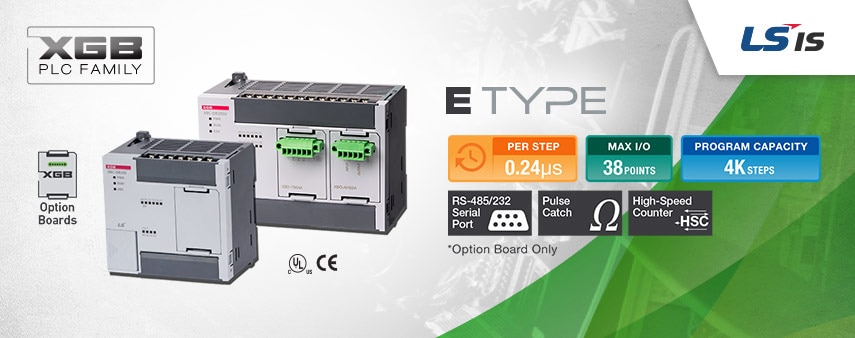 XGB E Type Programmable Logic Controllers