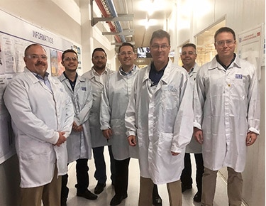 Visiting our manufacturing partners