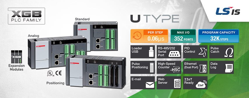 XGB U Type Programmable Logic Controllers