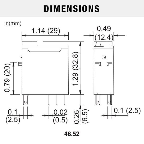 Rel&egrave; A Stato Solido Sharp S202S01 | SSR 8A 80-240V SPST-NO 4 Pin | Componente Elettronico
