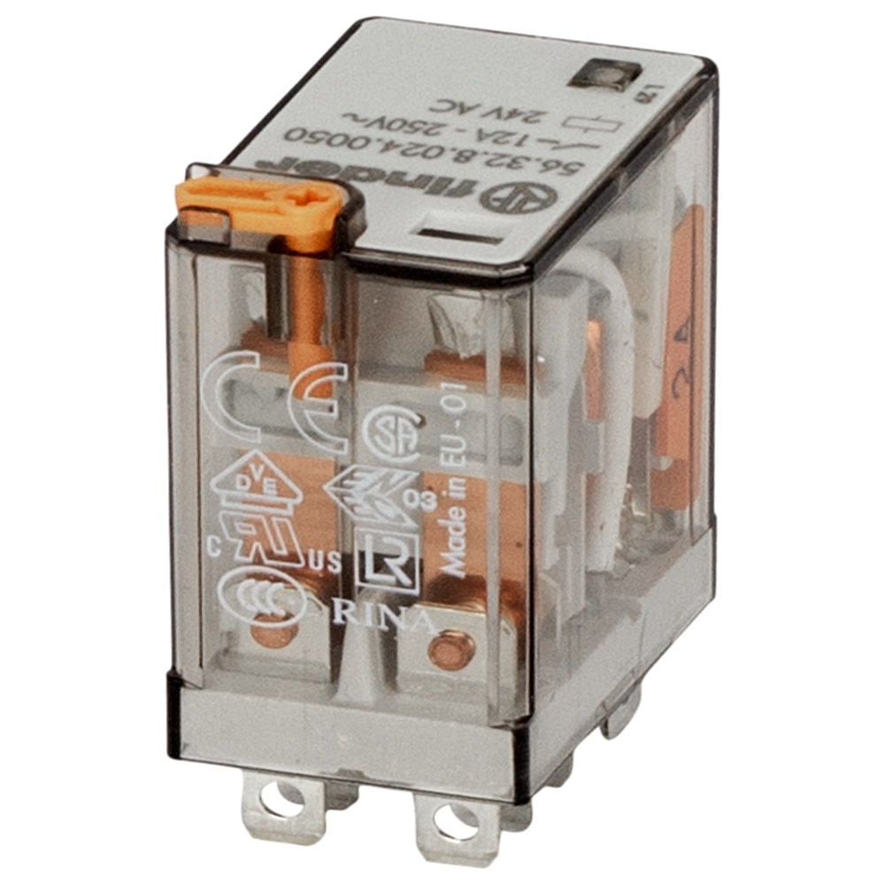 12V DC coil AgNi contact 56.32.9.012.0000 Finder Relay DPDT 12A 