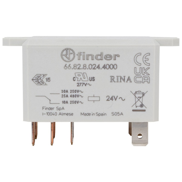 Produktbild von Finder Relais 40.31.8.024.0000 – 24V AC, 1x UM, 10A, Original