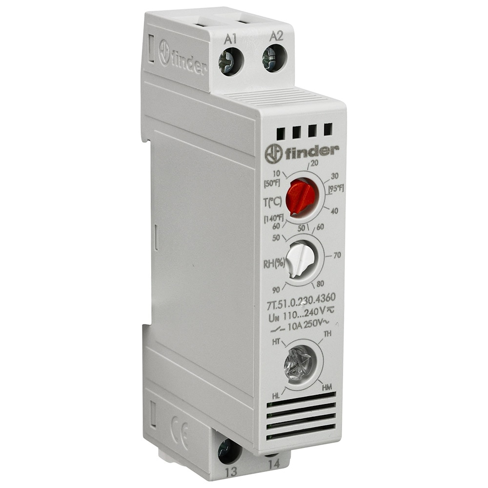 7T.51.0.230.4360, Panel Thermo-Hygrostat, 10A | FactoryMation