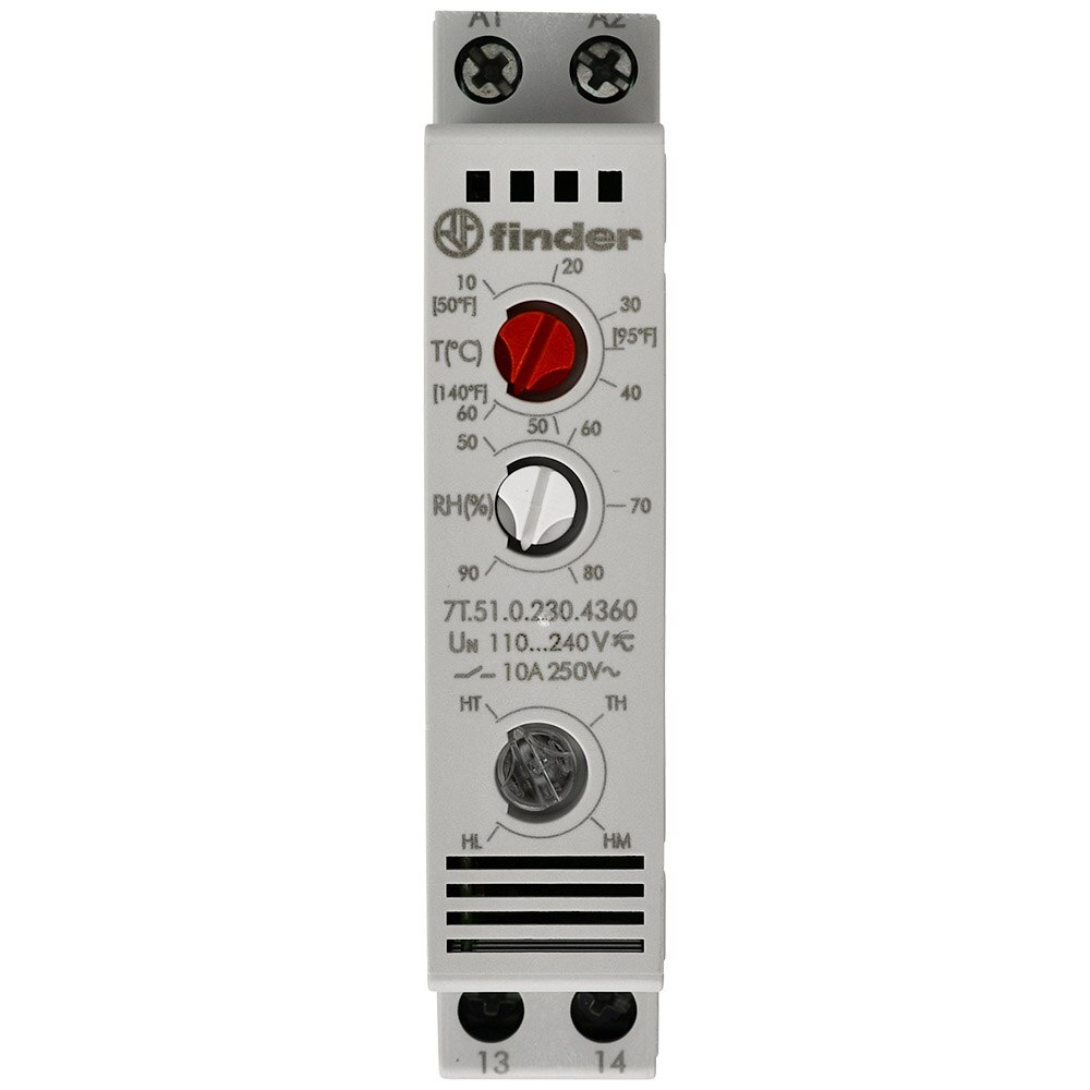 7T.51.0.230.4360, Panel Thermo-Hygrostat, 10A | FactoryMation