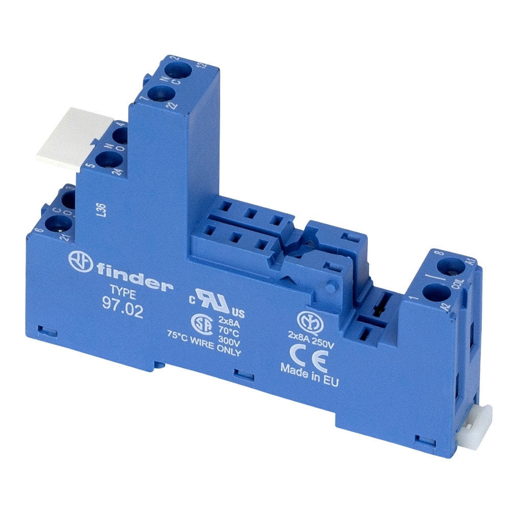 AgNi Contact 24V DC Coil Miniature Industrial Relay Finder 46.52.9.024