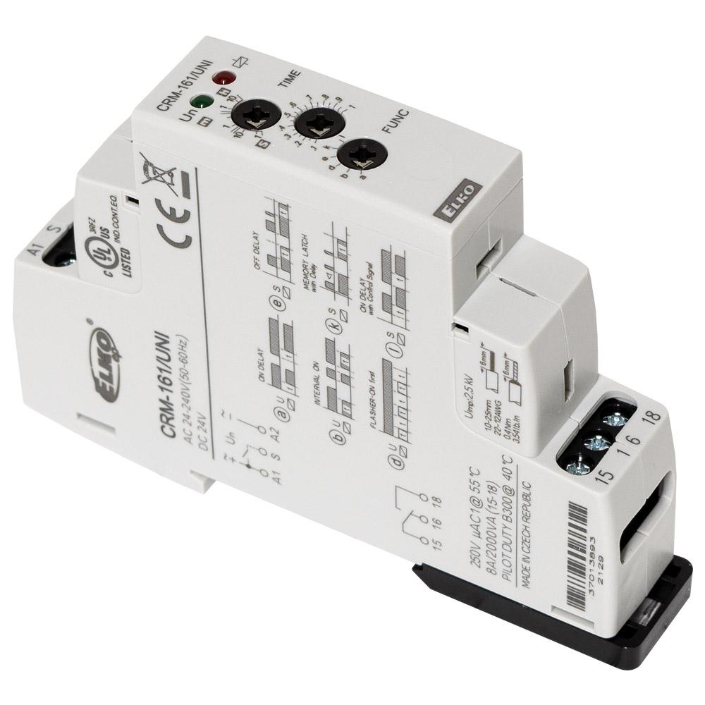 CRM-161, 6 Function Relay, SPDT 8A | FactoryMation