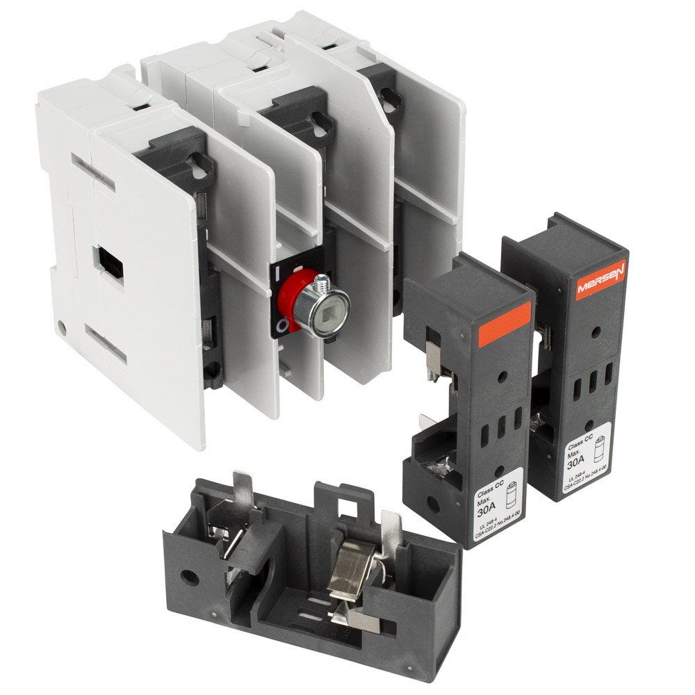 M30CC12, UL98 Fusible Disconnect, 3-pole, 30A, CC Fuse
