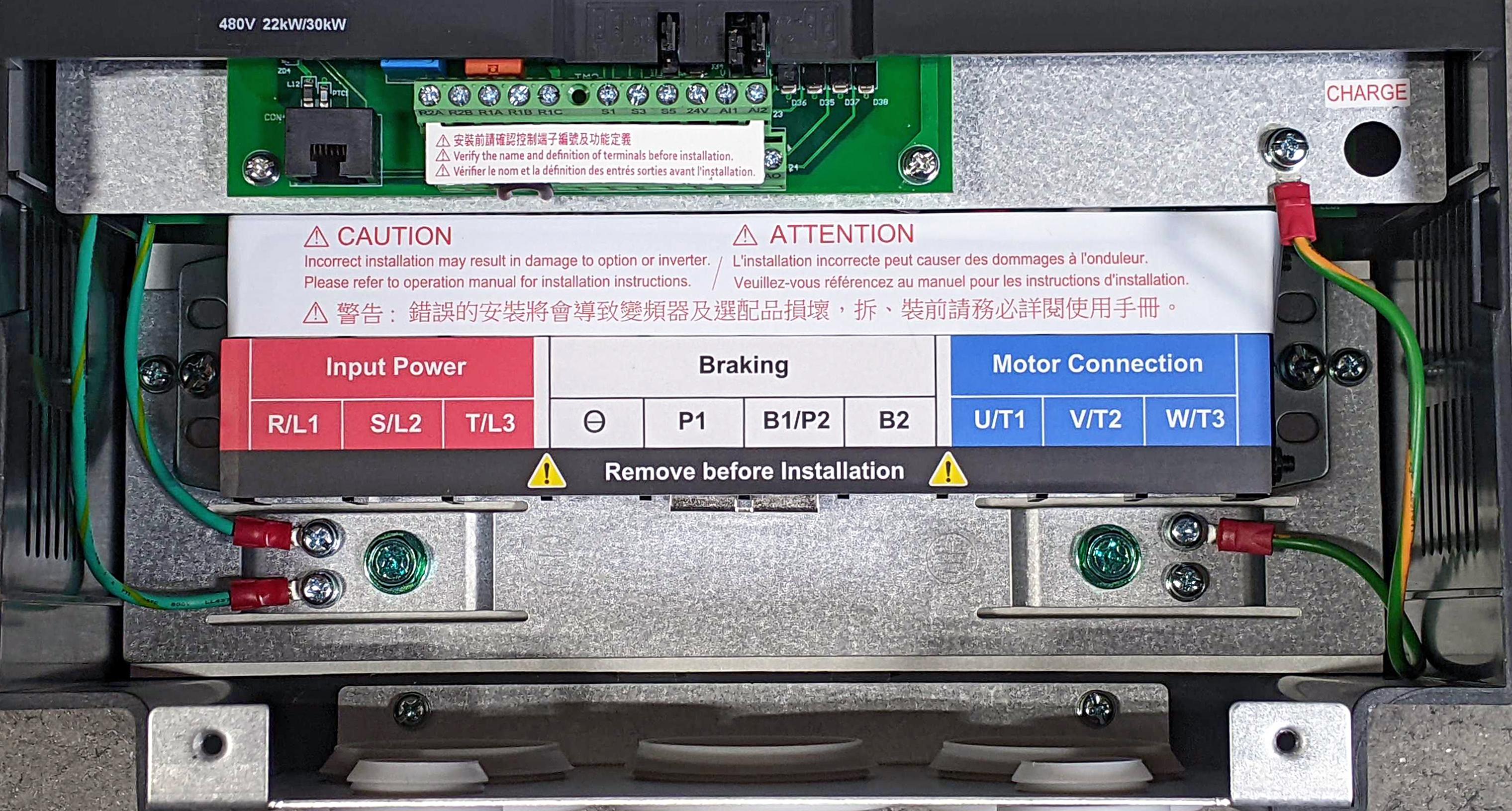 TD400-4030-3PH, VFD, CT: 30HP / 45FLA, VT: 40HP / 58FLA, 380-480V