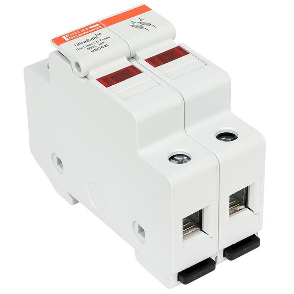 USCC2I, Ultrasafe Fuse Holder, Class CC Fuses (30A max), 2 Pole w ...