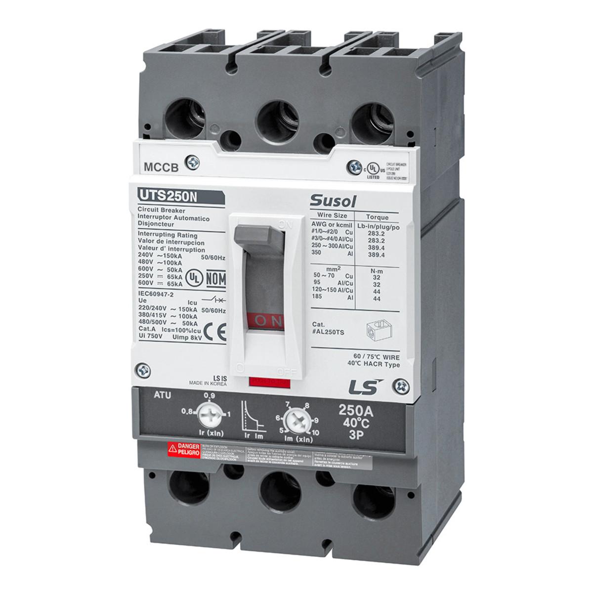 UTS250N-FTU-250, MCCB, 35kA, 3 pole, 250A | FactoryMation